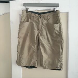Outdoor Research Barley Solitaire Khaki Bermuda Hiking Shorts